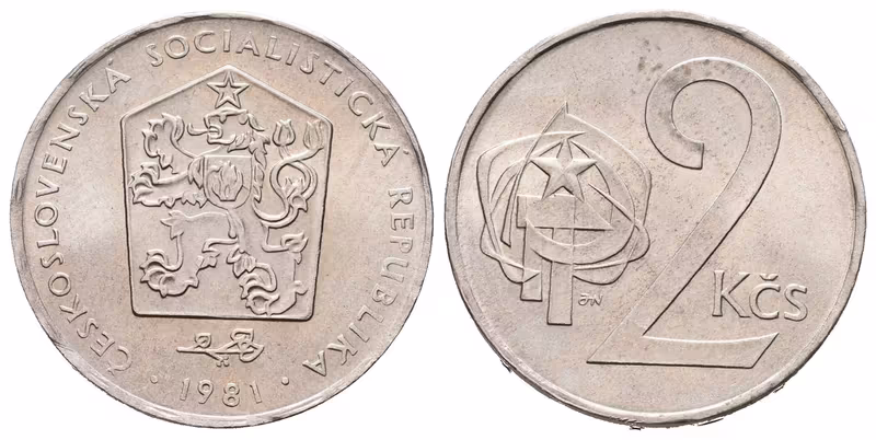 2 Koruna 1981
