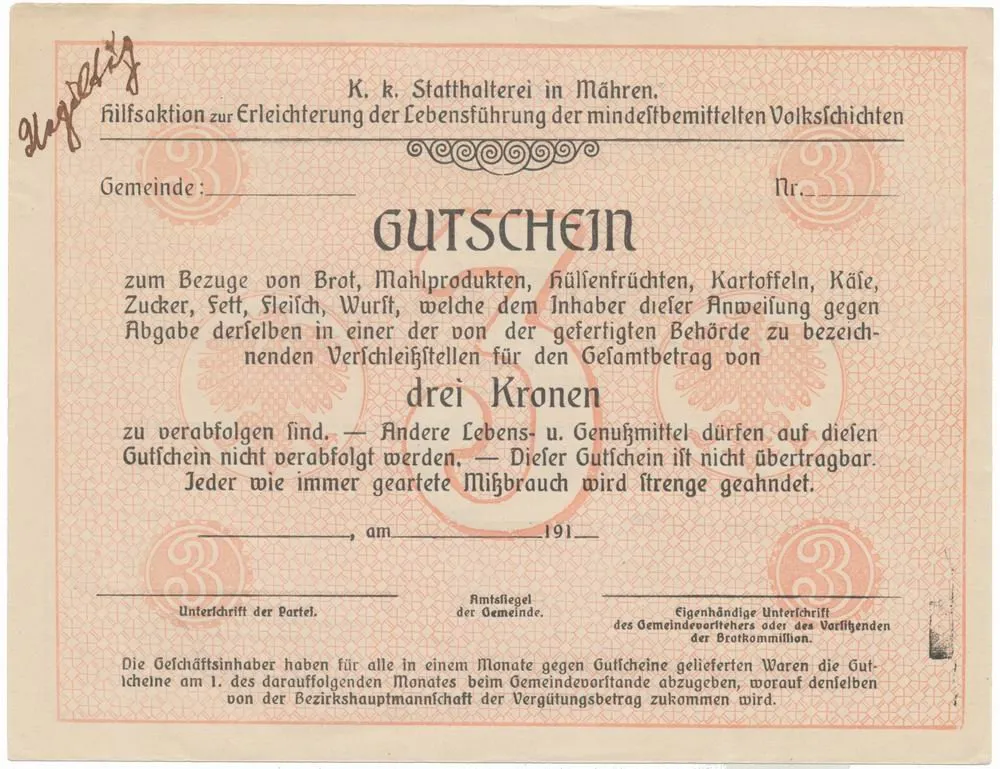 Nouzovky české od roku 1914 — 1