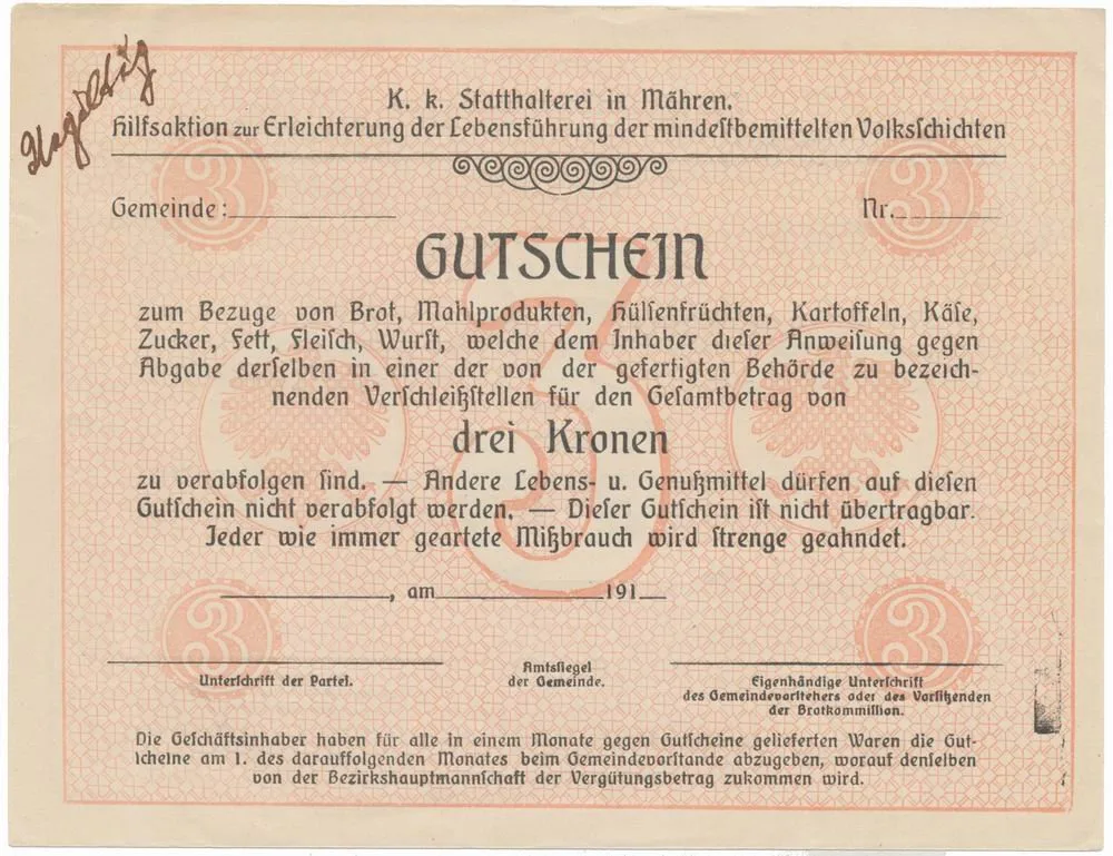 Nouzovky české od roku 1914 — 1