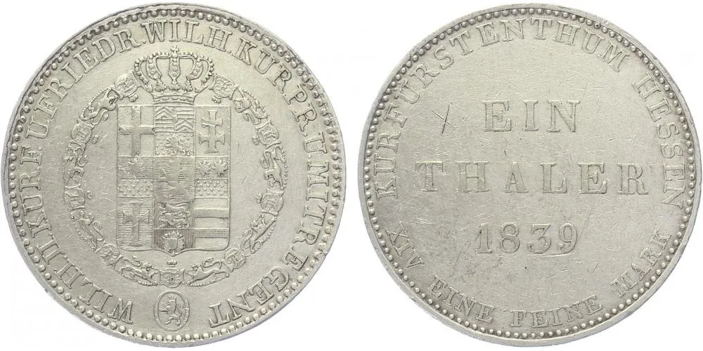 Hessen - Kassel, Wilhelm II. a Friedrich Wilhelm jako spoluvladař — 1