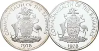 Bahamy, Sada mincí 10 Dollars 1978 - 5. výročí nezávislosti - fotografie 2