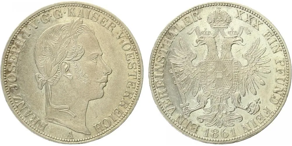 Rakouská a spolková měna, 1857 - 1892 — 1