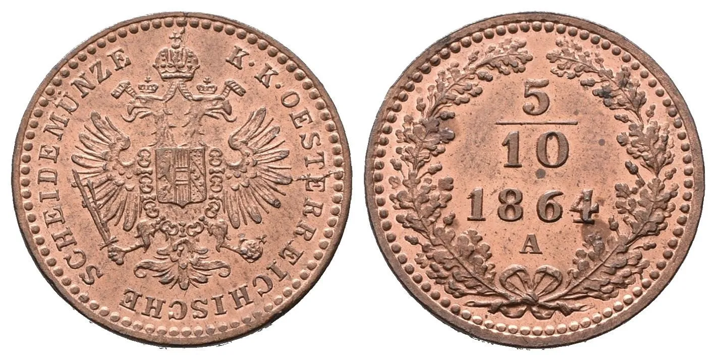 Rakouská a spolková měna, 1857 - 1892 — 1