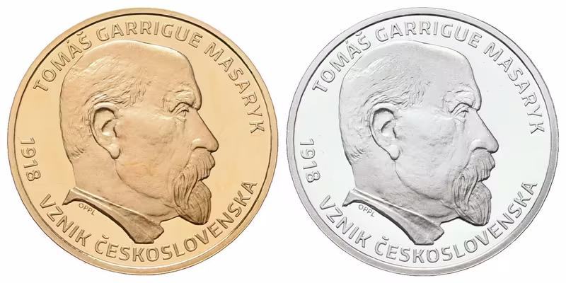 Medaile 2018 - T. G. Masaryk - 100. výročí vzniku ČSR