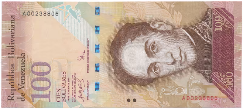 Venezuela, 100 Bolivares 2007, P.93a