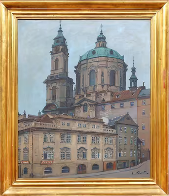Kohout Alois: Kohout Alois (1891-1981) - Chrám sv. Mikuláše na Malé Straně