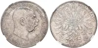2 Koruna 1913, etue NGC, hodnocení MS 64, luxusní zachovalost, ražební lesk — 1