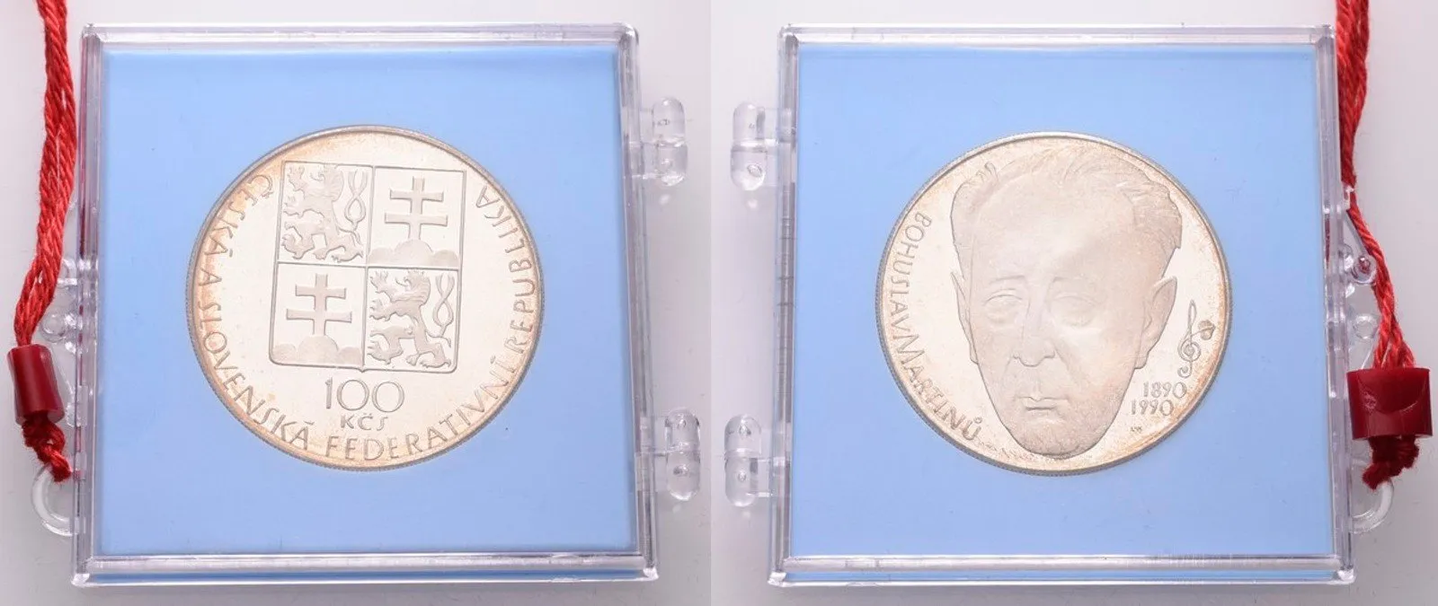 100 Kčs 1990 - Bohuslav Martinů, PROOF