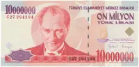 Turecko, 10.000.000 Lira (1999), P.214
