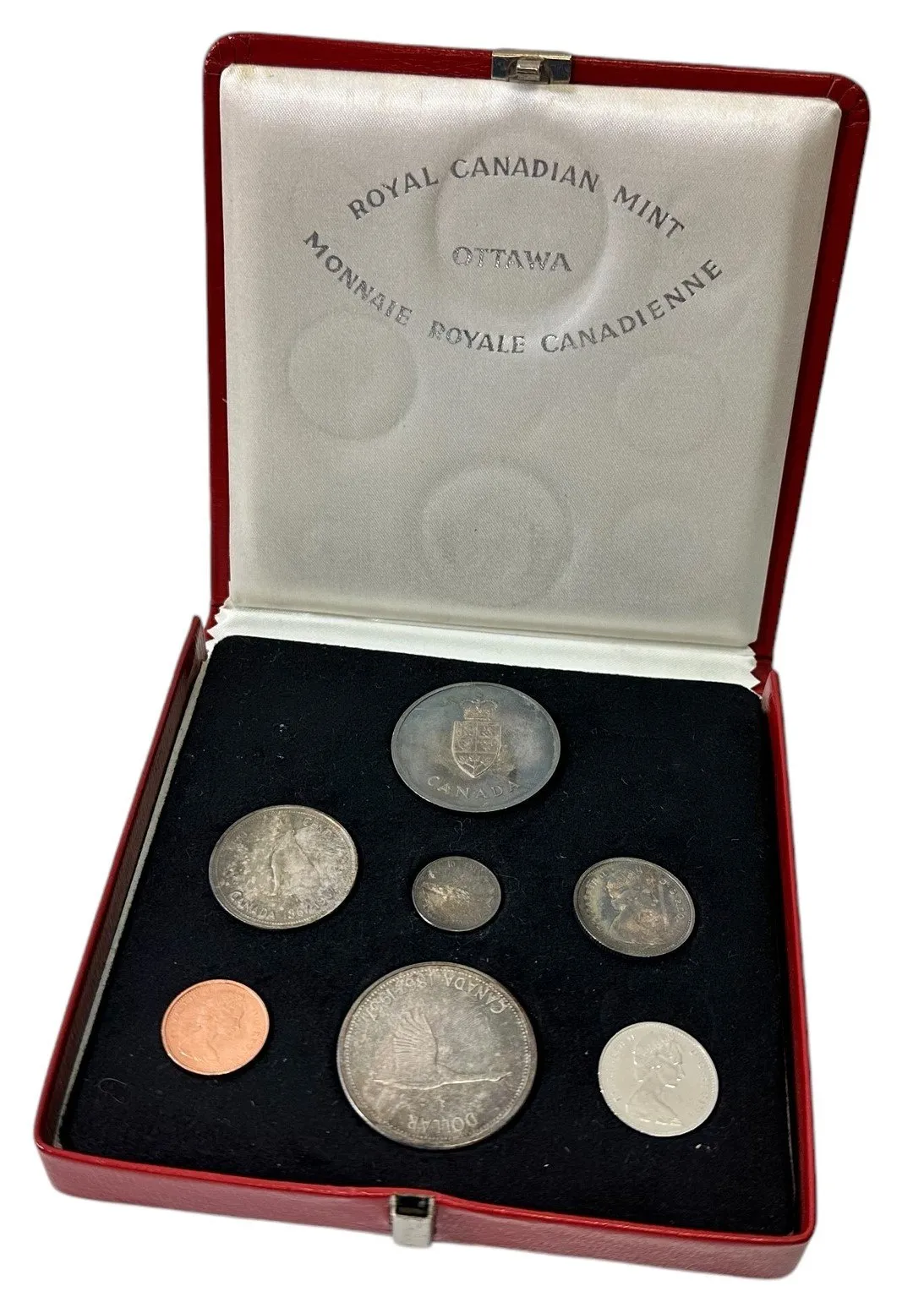 Kanada, Sada PROOF mincí Kanady 1967 + AR Medaile