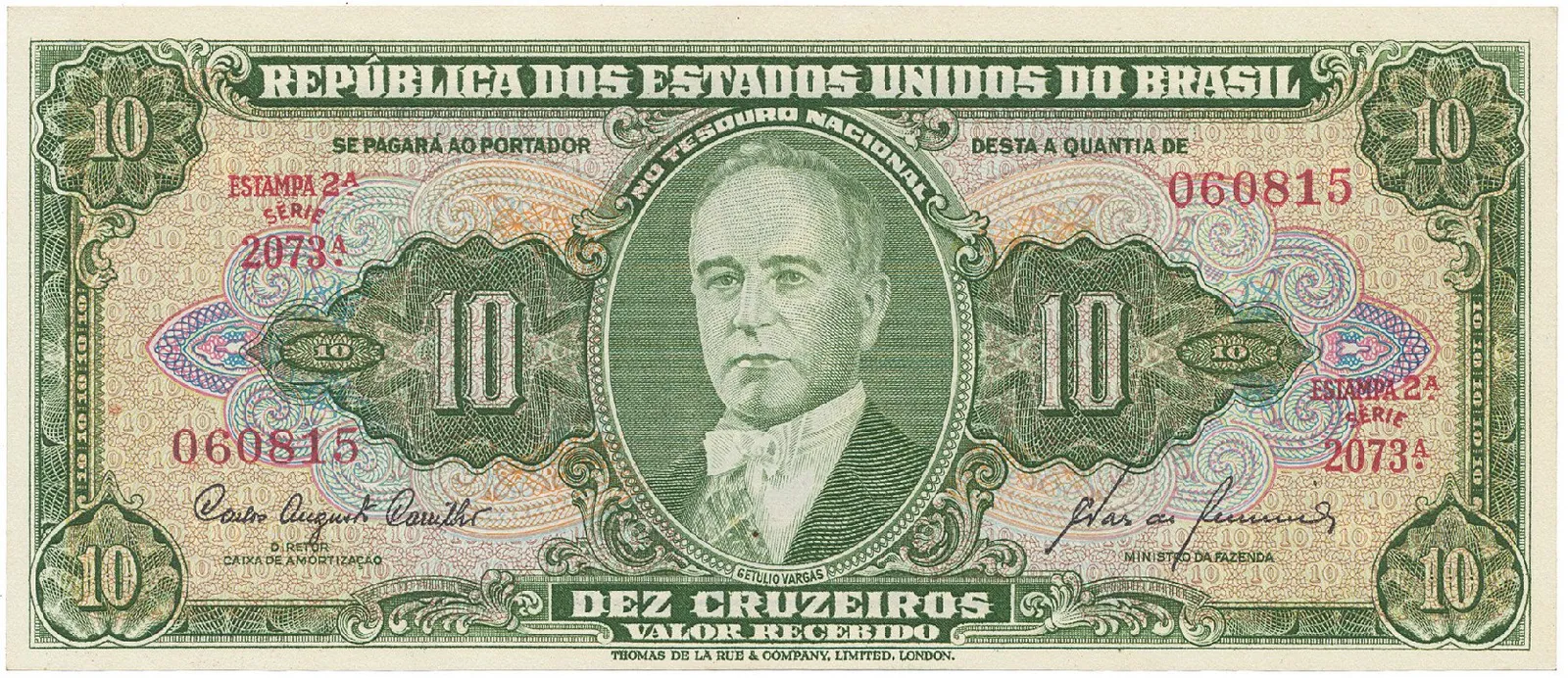 Brazílie, 10 Cruzeiros (1960), P.159f