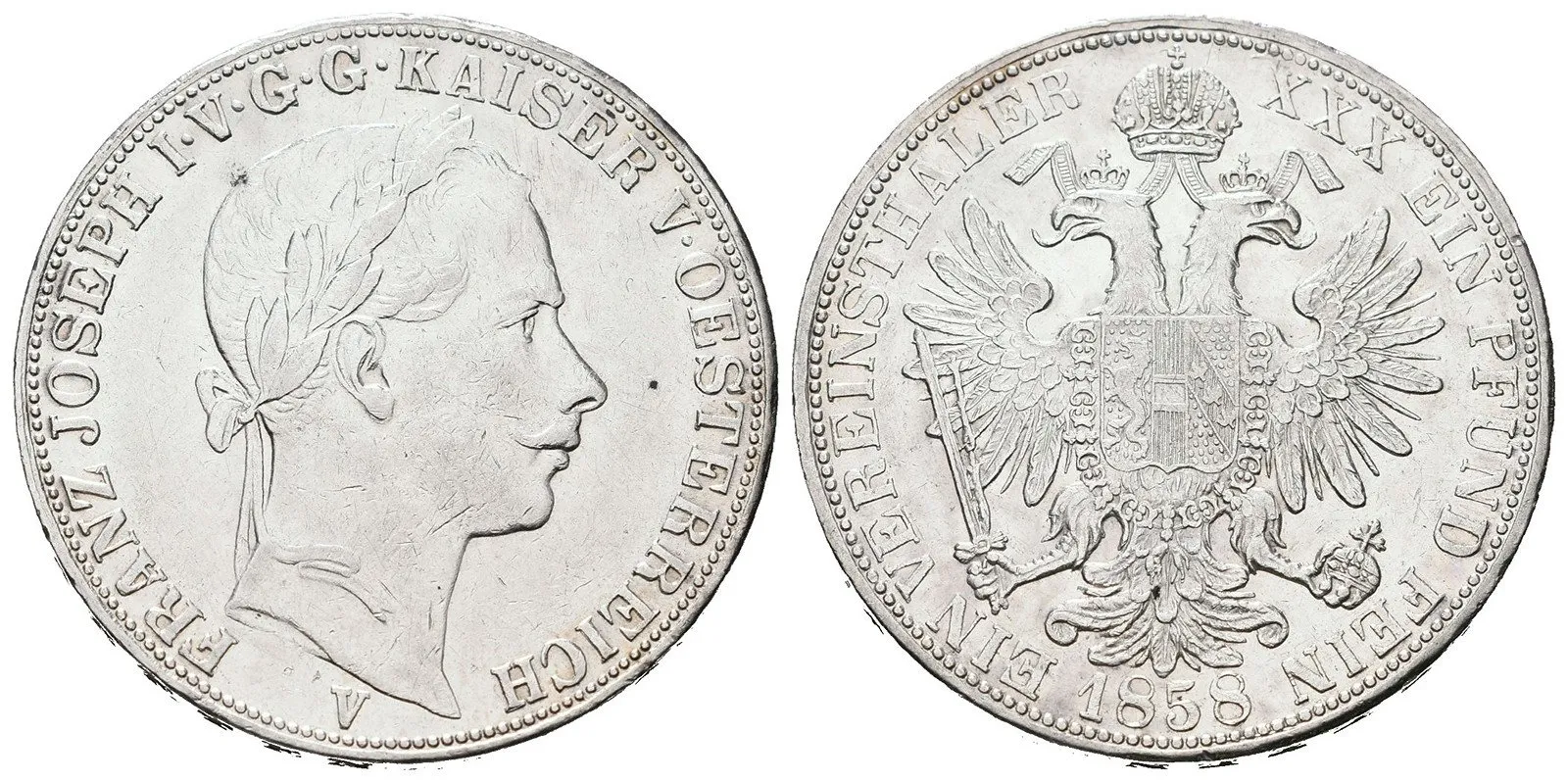 Rakouská a spolková měna, 1857 - 1892 — 1