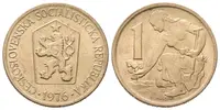 1 Koruna 1976