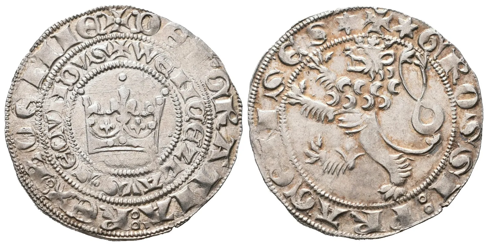 Václav II., Pražský groš, Smolík 2