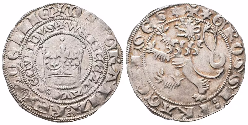 Václav II., Pražský groš, Smolík 2