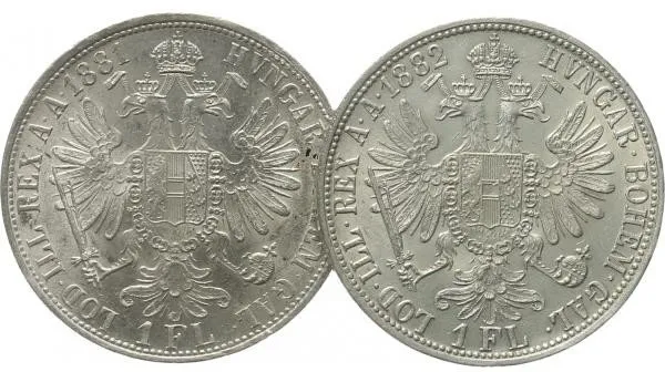 Rakouská a spolková měna, 1857 - 1892 — 1