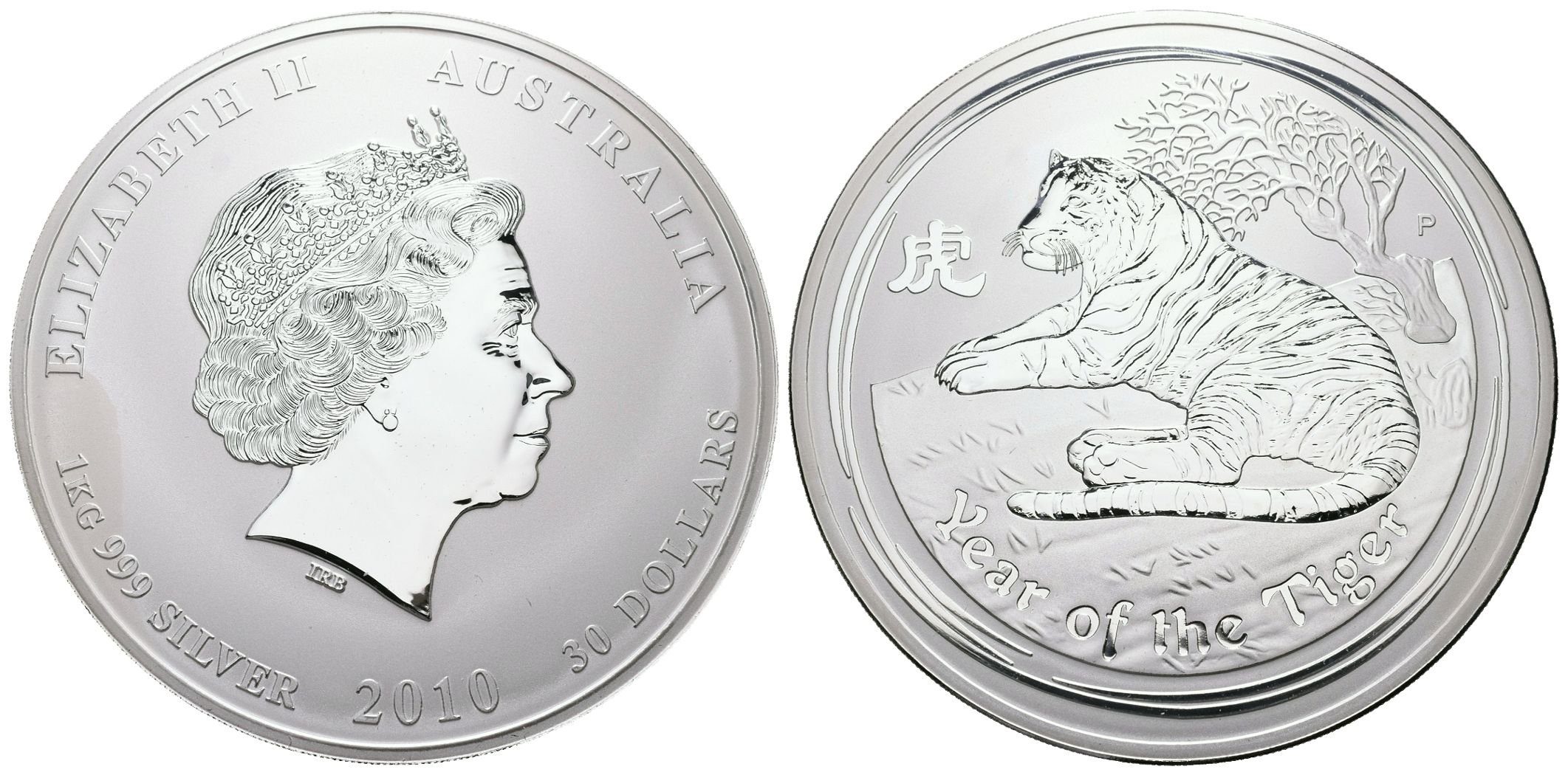 Austrálie, 30 Dollar 2014 - Rok tygra