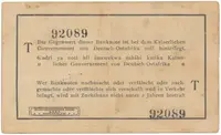Německá Východní Afrika, 1 Rupie 1. 11. 1915, série T, R.916m - fotografie 2