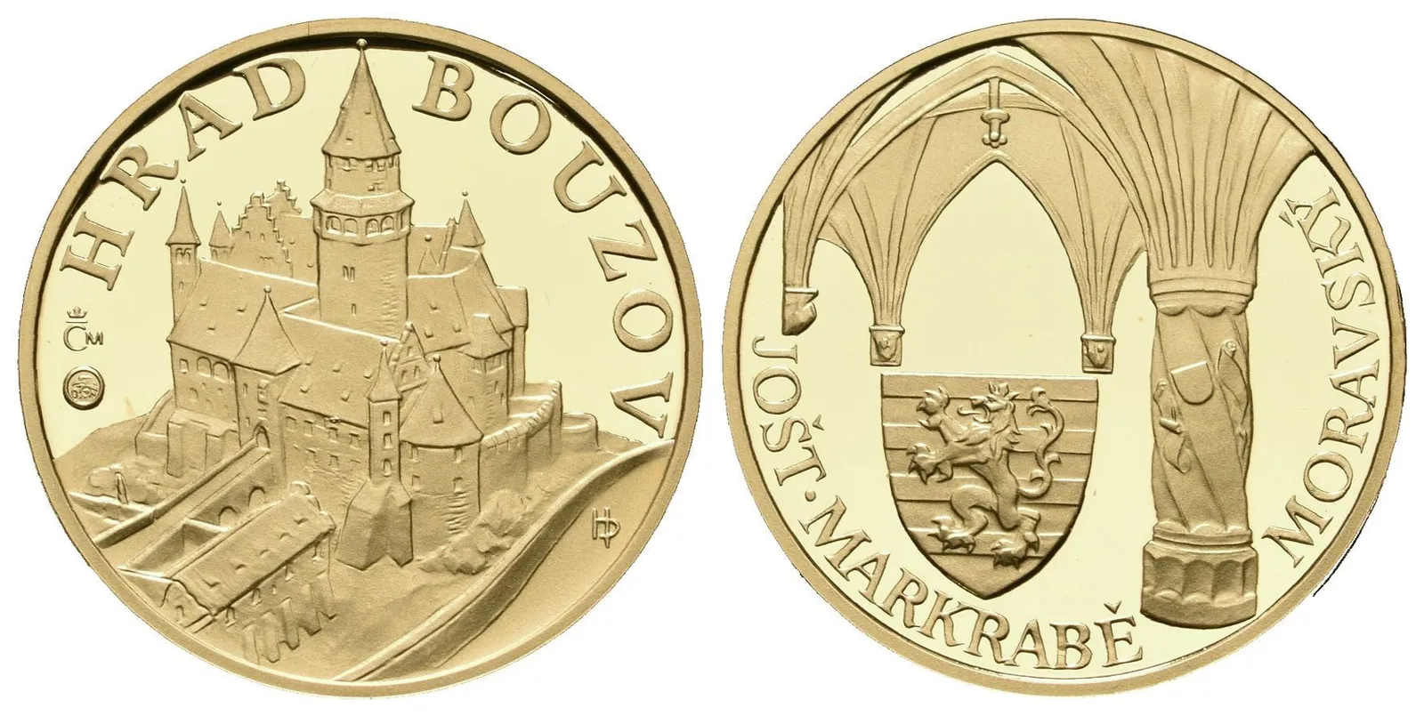 Medaile 2011 (Horák) - Hrad Bouzov. Au 0,999, 22 mm (7,78 g), kapsle, certifikát, — 1