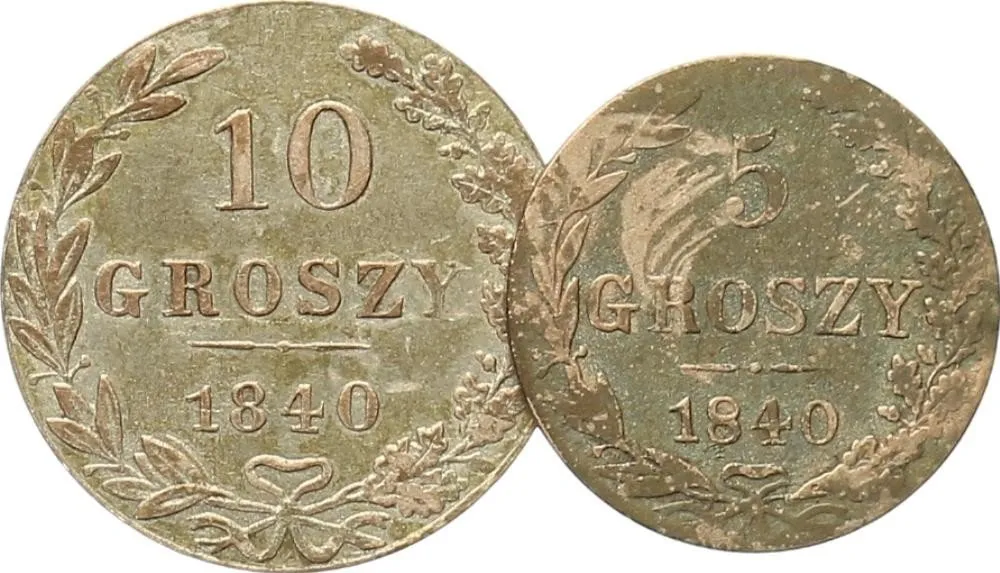 Ražby pro Polsko, Mikuláš I., 1825 - 1855 — 1