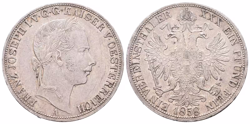 Tolar spolkový 1858 A