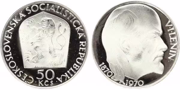 50 Kčs 1970 - V. I. Lenin, PROOF