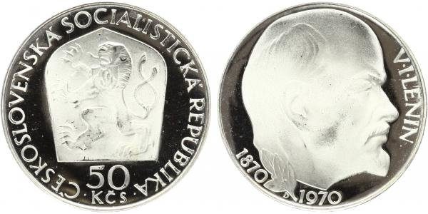 50 Kčs 1970 - V. I. Lenin, PROOF
