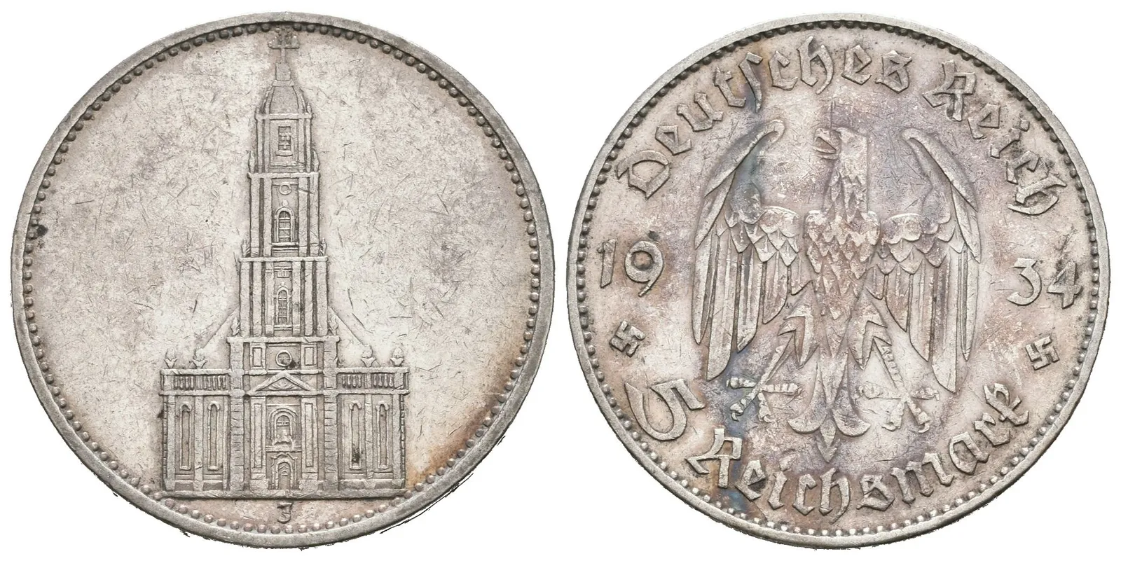 III. říše, 5 Marka 1934 J