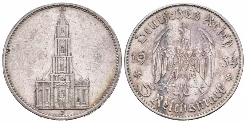 III. říše, 5 Marka 1934 J