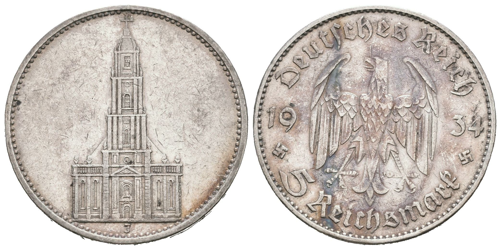 III. říše, 5 Marka 1934 J