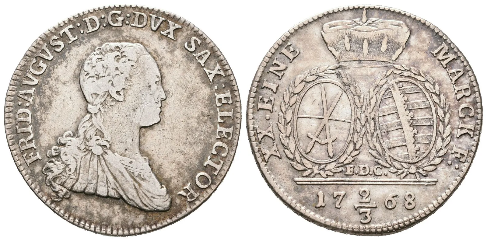 Sasko, 2/3 Tolar 1768