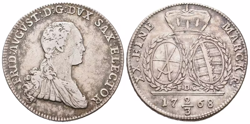 Sasko, 2/3 Tolar 1768