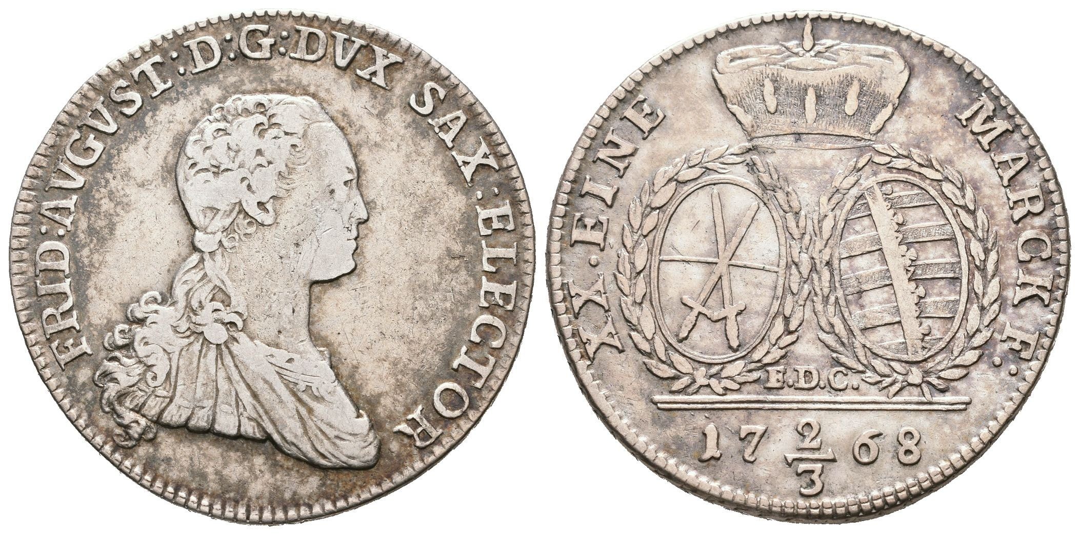 Sasko, 2/3 Tolar 1768