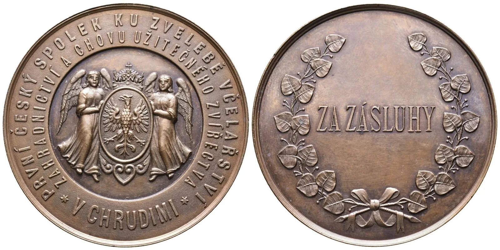 AE Medaile b.l. - První český spolek ku zvelebě včelařství, zahradnictví a chovu — 1