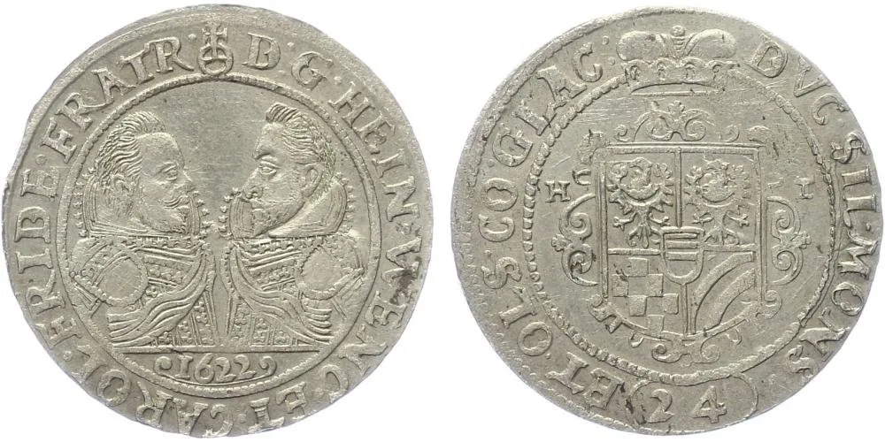 Münsterberg - Olešnice, Heinrich Wenzel a Karl Friedrich, 1617 - 1639 — 1