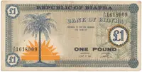 Biafra, 1 Pound (1967), P.2