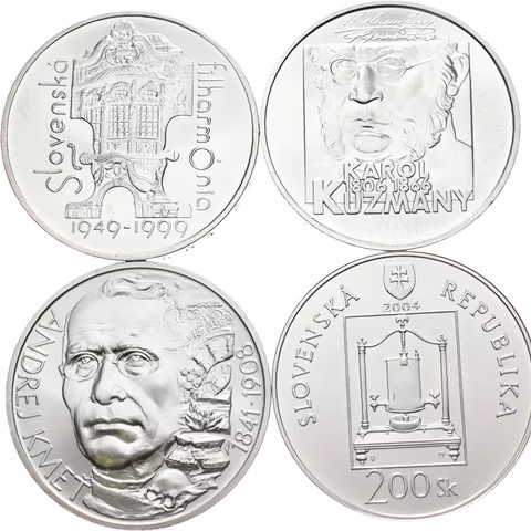 Soubor mincí - 200 Sk 1999 - Slovenská filharmonie, 2004 - Ján Andrej