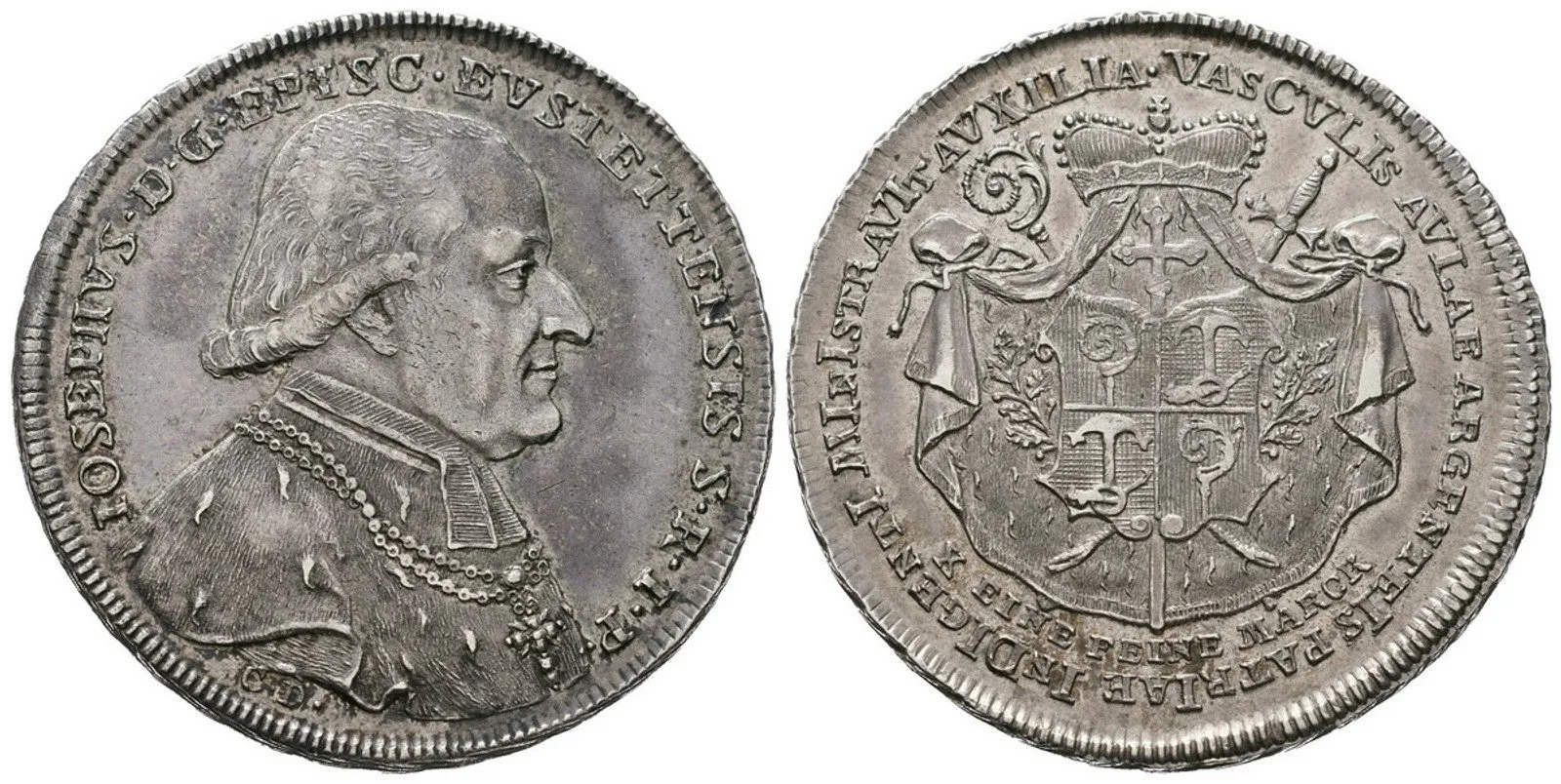 Eichstätt - biskupství, Joseph von Stubenberg, 1790 - 1802 — 1