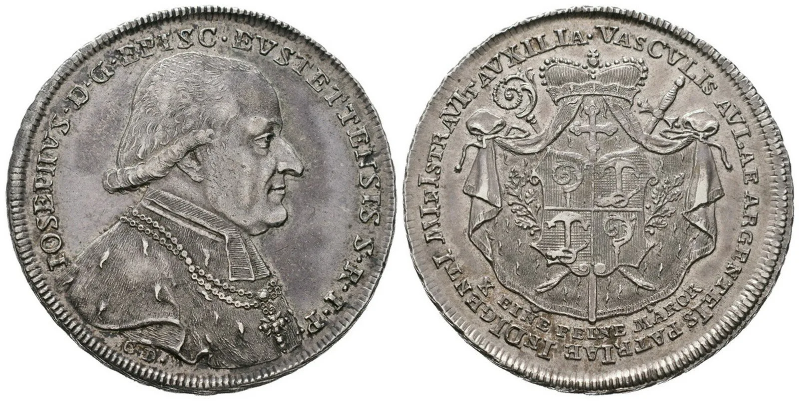 Eichstätt - biskupství, Joseph von Stubenberg, 1790 - 1802 — 1