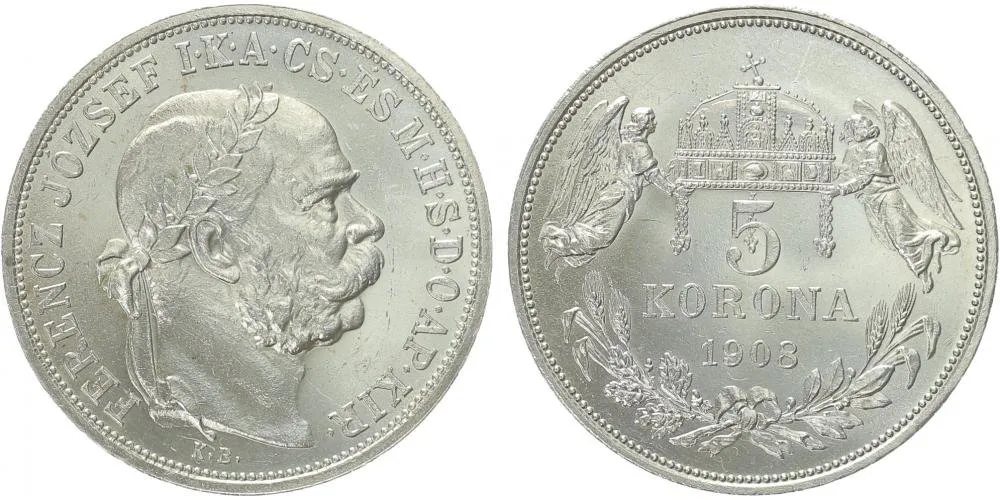 Korunová měna, 1892 - 1918 — 1