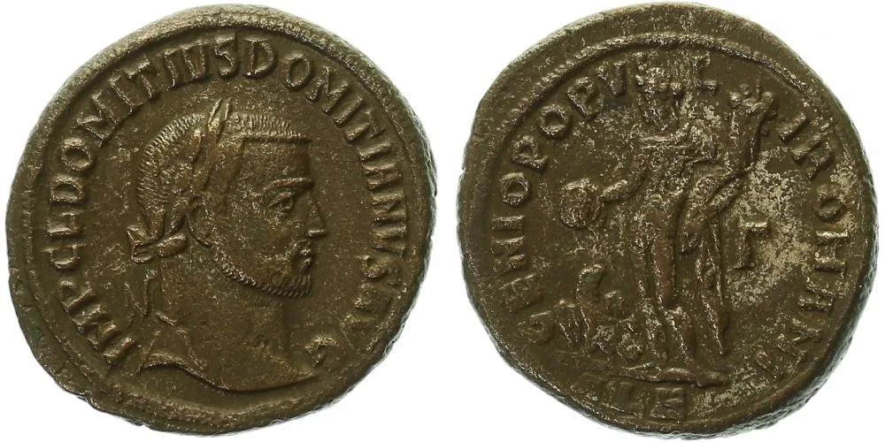 Domitius Domitianus, 296 - 298 — 1