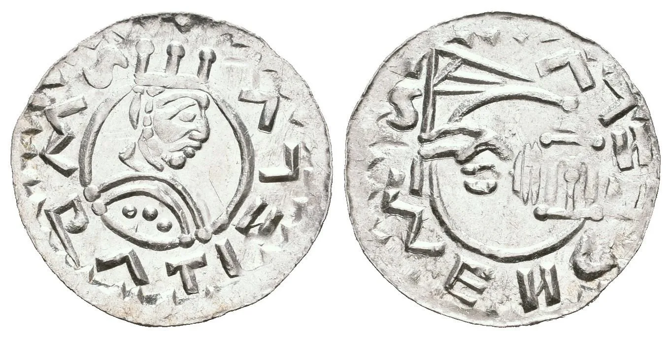 Denár, Cach 354, úzká koruna (0,53 g), krásná zachovalost, zbytky lesku, — 1