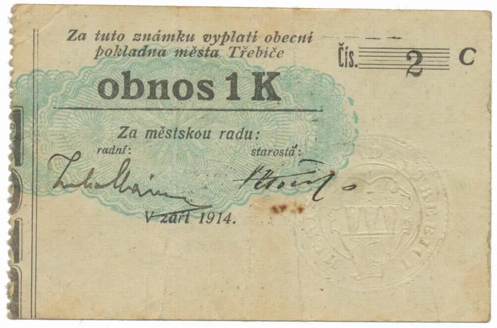 Nouzovky české od roku 1914 — 1