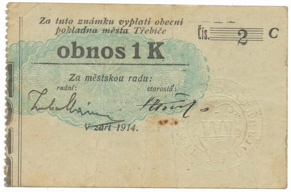 Nouzovky české od roku 1914 — 1