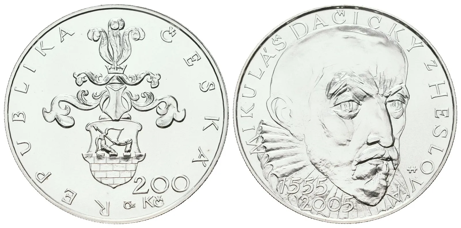 200 Kč 2005 - Mikuláš Dačický z Heslova