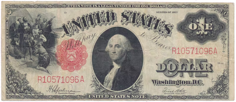 USA, 1 Dollar 1917, Speelman - White, P.187