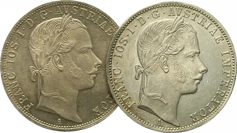 Rakouská a spolková měna, 1857 - 1892 — 1