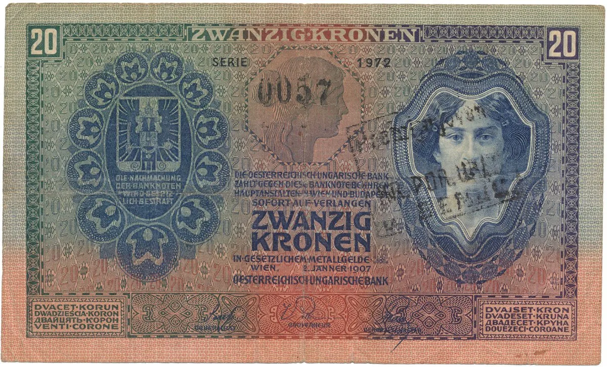 Razítkované R-U bankovky na Balkáně 1919-1921 — 1
