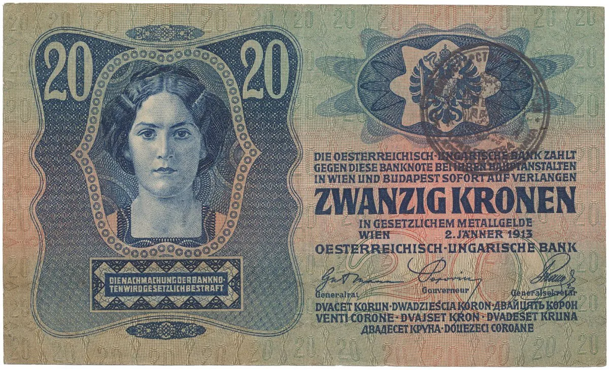 Razítkované R-U bankovky na Balkáně 1919-1921 — 1