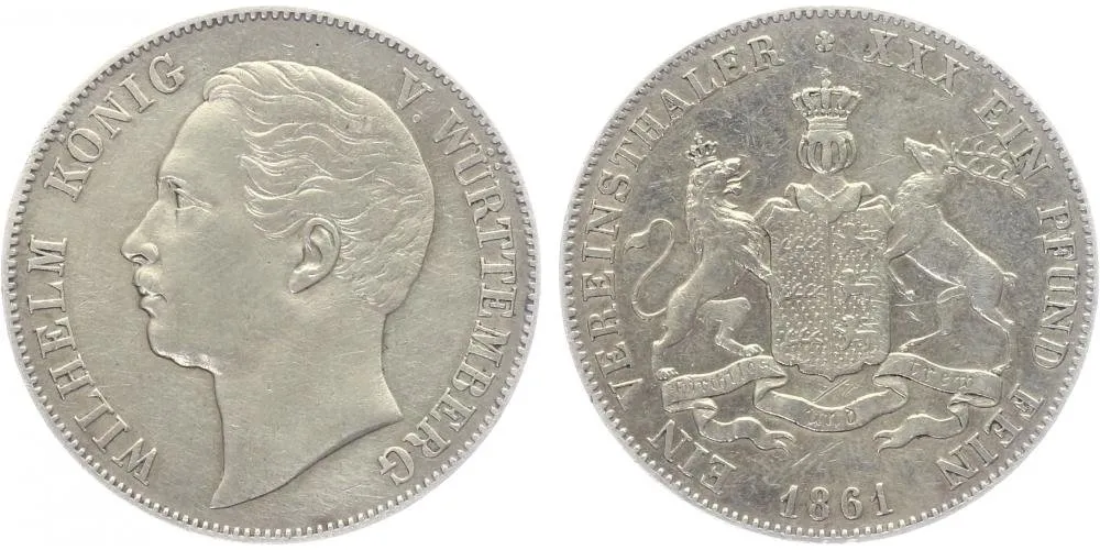 Württemberg, Wilhelm I., 1816 - 1864 — 1